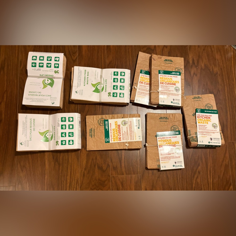 Compostable Kitchen Food Waste Bags